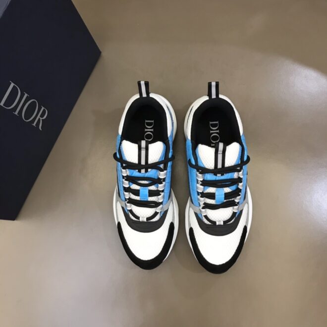 DIOR B22 Sneaker Light Blue Croc - Image 5