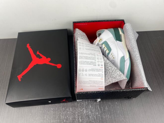 A Ma Maniere x Air Jordan 3 Retro Green Custom - Image 12