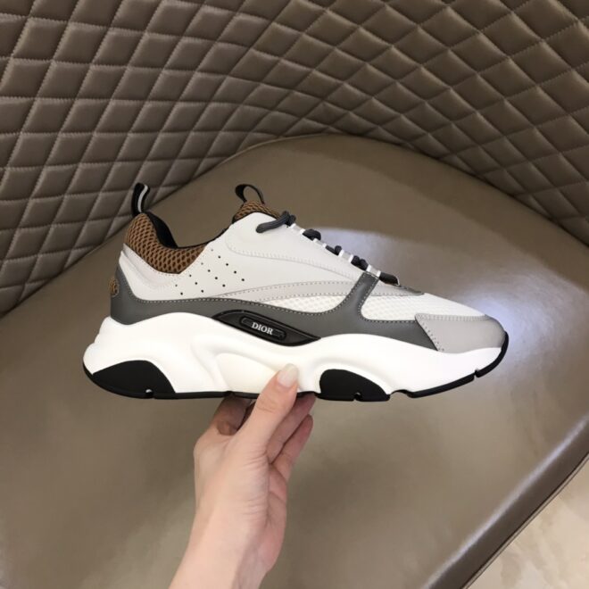 DIOR B22 Sneaker Coffee White Gray Black - Image 8