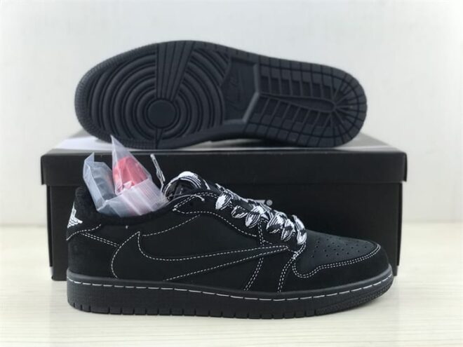 Jordan 1 Retro Low Travis Scott Black Phantom Extended Size 14 - Image 10