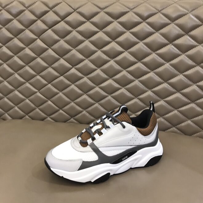 DIOR B22 Sneaker Coffee White Gray Black - Image 7