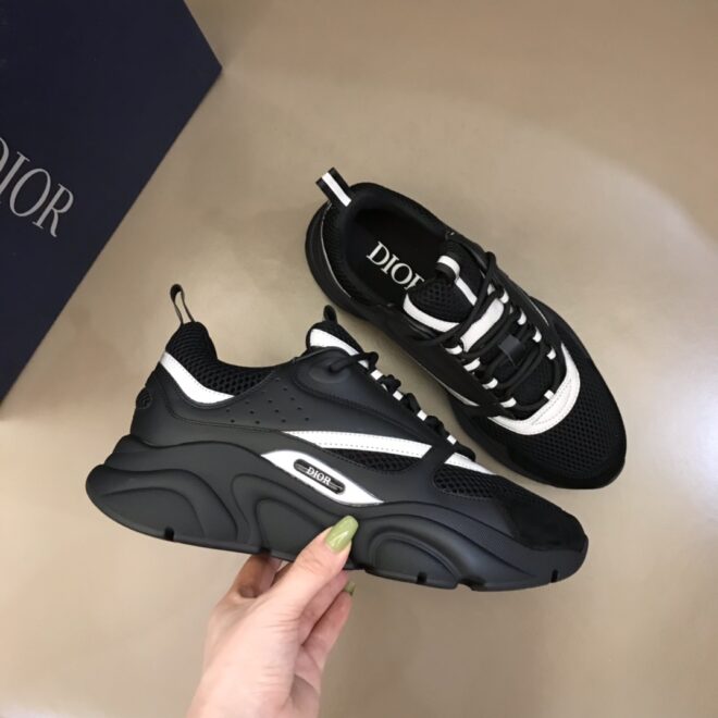 DIOR B22 Sneaker Black Silver - Image 7