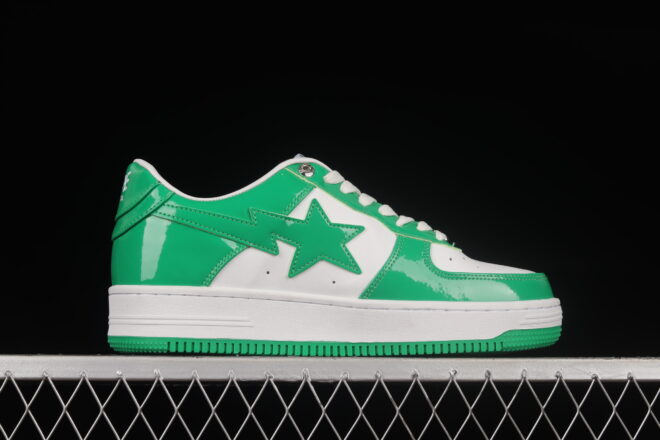 A Bathing Ape Bape STA "Tokyo" Low Green - Image 3