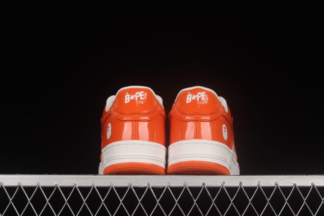 A Bathing Ape Bape STA Low Orange - Image 6