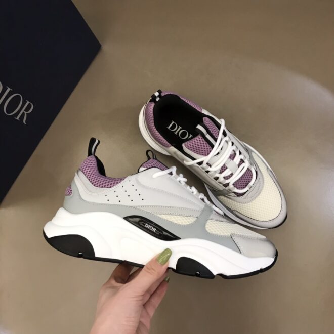 DIOR B22 Sneaker Cream Lavender - Image 7