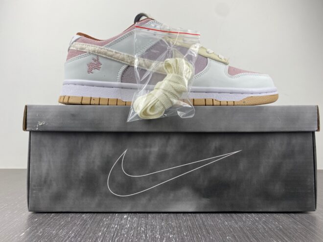 Nike Dunk Low Retro PRM Year of the Rabbit Fossil Stone - Image 5