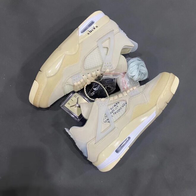 Air Jordan 4 Retro Off-White Sail - Image 10