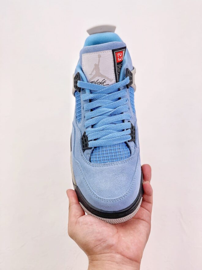 Jordan 4 Retro University Blue Extended Size - Image 6