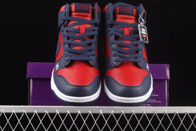 Nike SB Dunk High, Supreme By Any Means Navy - Image 8