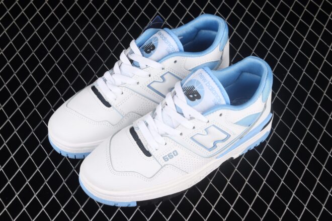 New Balance 550, UNC White University Blue - Image 4