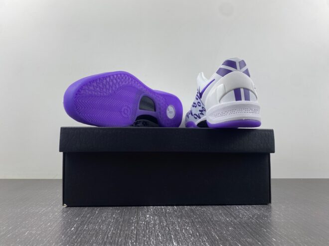 Nike Kobe 8 Protro White Court Purple - Image 17