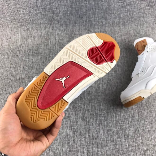 Levi's x Air Jordan 4 Retro 'White Denim' - Image 7