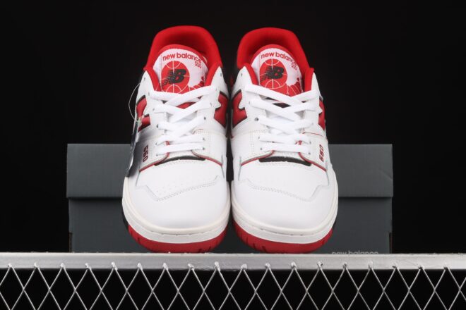 New Balance 550, White Red - Image 5