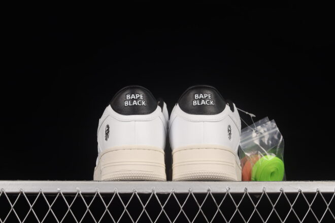 A Bathing Ape Bape STA "Tokyo" Black White Silver - Image 7