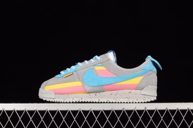 Union x Nike Cortez Blue Pink - Image 3