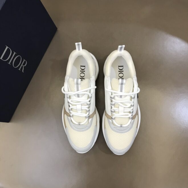 DIOR B22 Sneaker Cream Beige White - Image 9