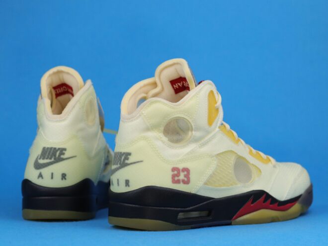 Jordan 5 Retro OFF-WHITE Sail - Image 3