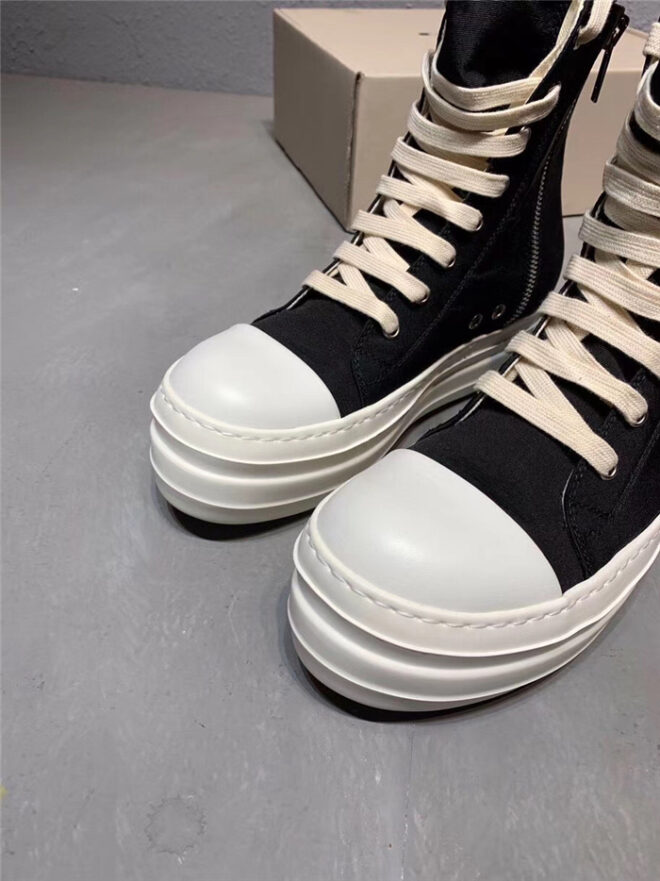 Rick Owens Sneakers DRKSHDW Double Bumper High Black - Image 8