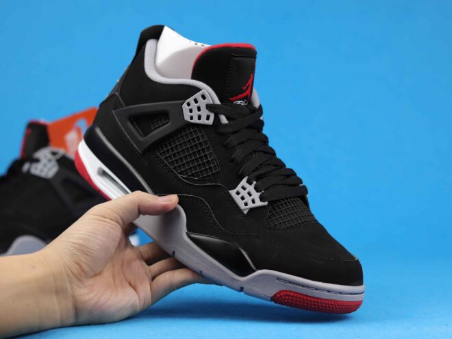 Replica Air Jordan 4 Bred - Image 8