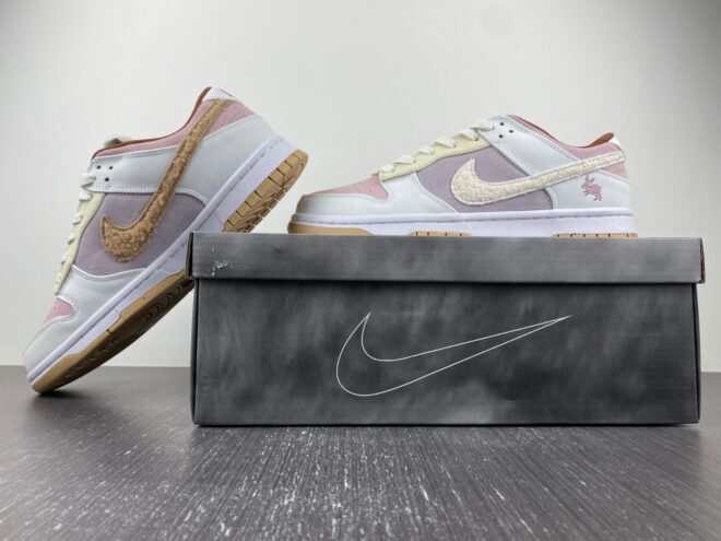 Nike Dunk Low Retro PRM Year of the Rabbit Fossil Stone - Image 4