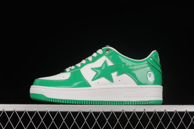 A Bathing Ape Bape STA "Tokyo" Low Green - Image 4