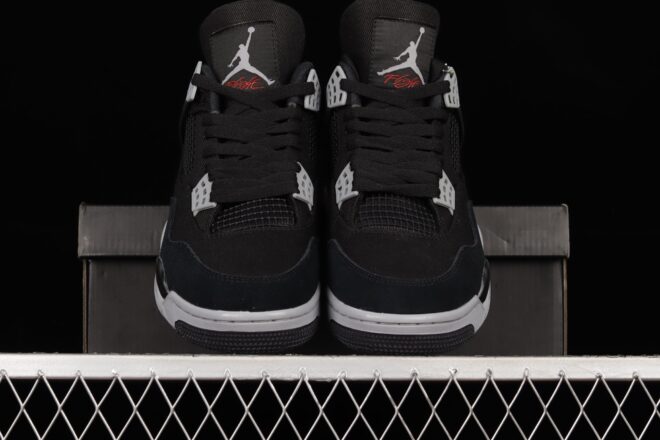 Air Jordan 4 Black Canvas - Image 4