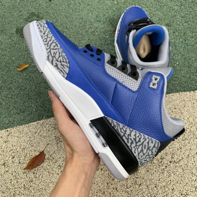 Air Jordan 3 AJ3 Varsity Royal - Image 4