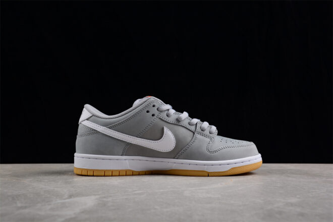 Nike SB Dunk Low Pro ISO Orange Label Wolf Grey Gum - Image 11