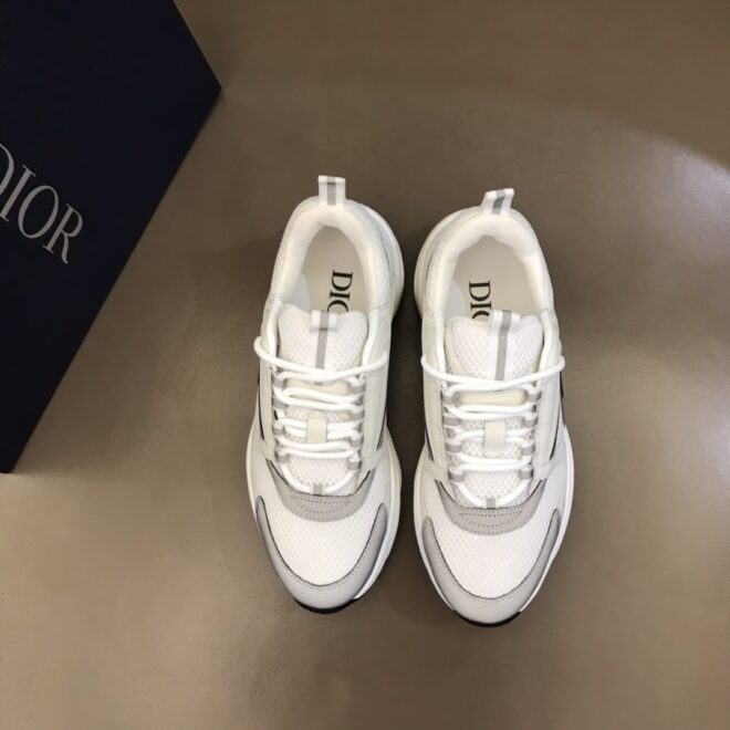 DIOR B22 Sneaker White Silver - Image 9