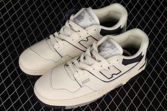 New Balance 550, Cream Black - Image 7