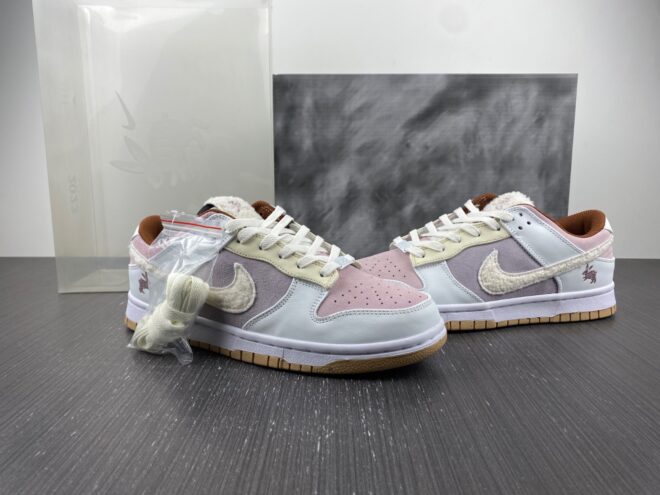 Nike Dunk Low Retro PRM Year of the Rabbit Fossil Stone - Image 3