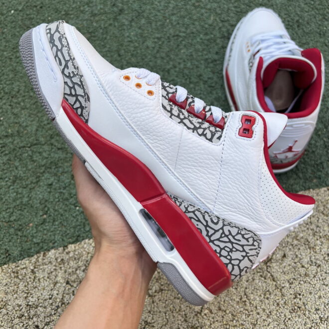 Air Jordan 3 Retro Cardinal Red - Image 2