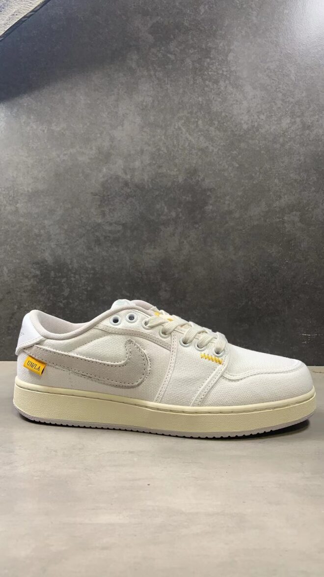 Air Jordan 1 Retro AJKO Low SP Union White Canvas - Image 10