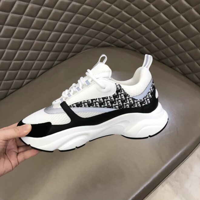 DIOR B22 Sneaker White Black Gray - Image 8