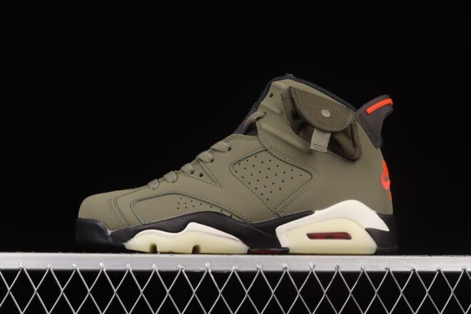 Jordan 6 Retro Travis Scott Olive - Image 12