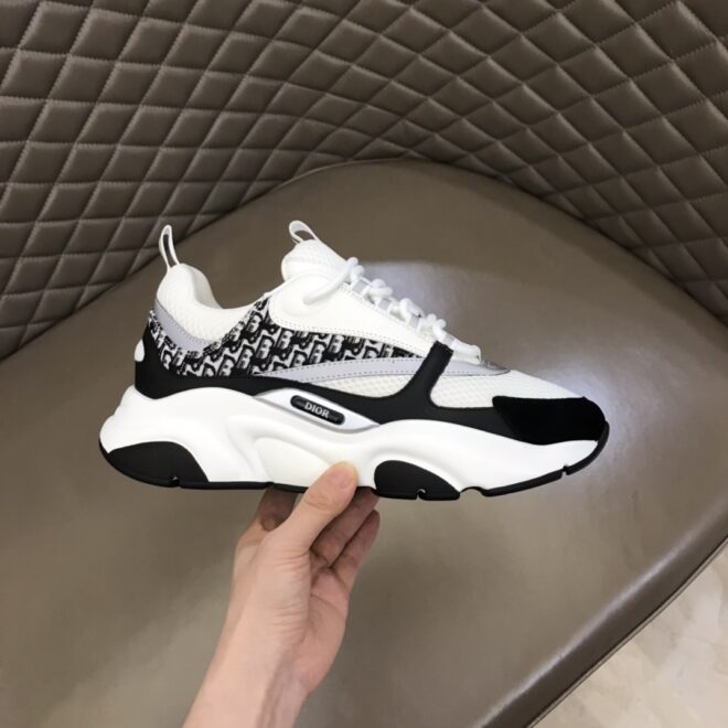 DIOR B22 Sneaker White Black Gray - Image 9