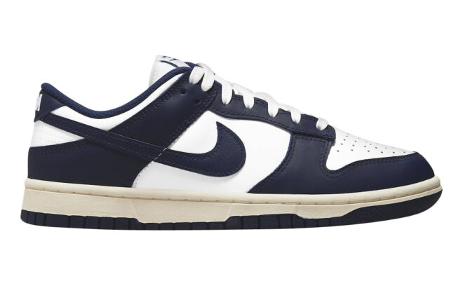 Nike Dunk Low Vintage Navy - Image 2