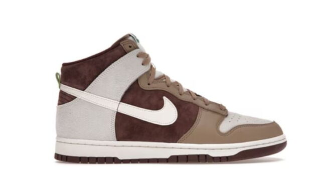 Nike Dunk High Light Chocolate - Image 2