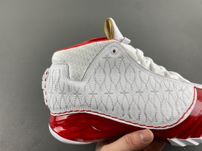 Jordan 23 White Varsity Red - Image 2