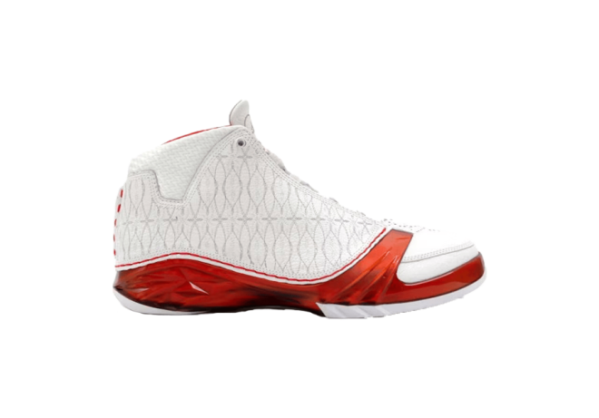 Jordan 23 White Varsity Red