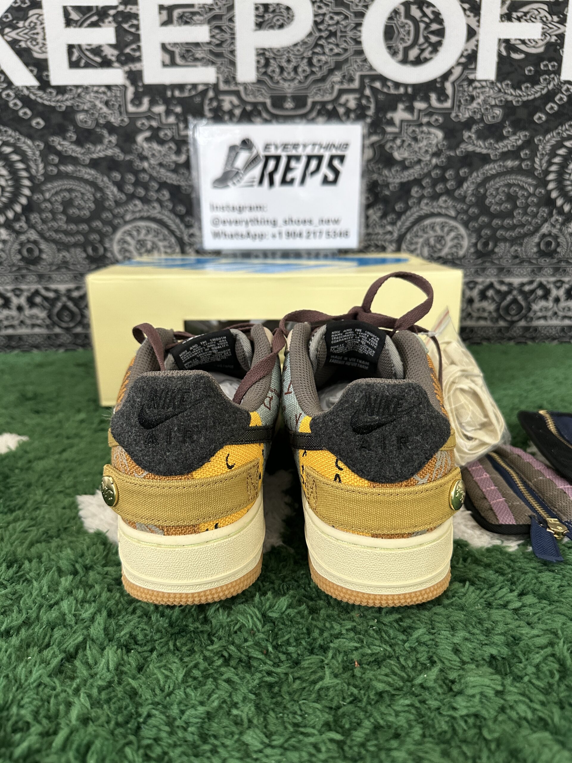 Nike Air Force 1 Low Travis Scott Cactus Jack - Image 4