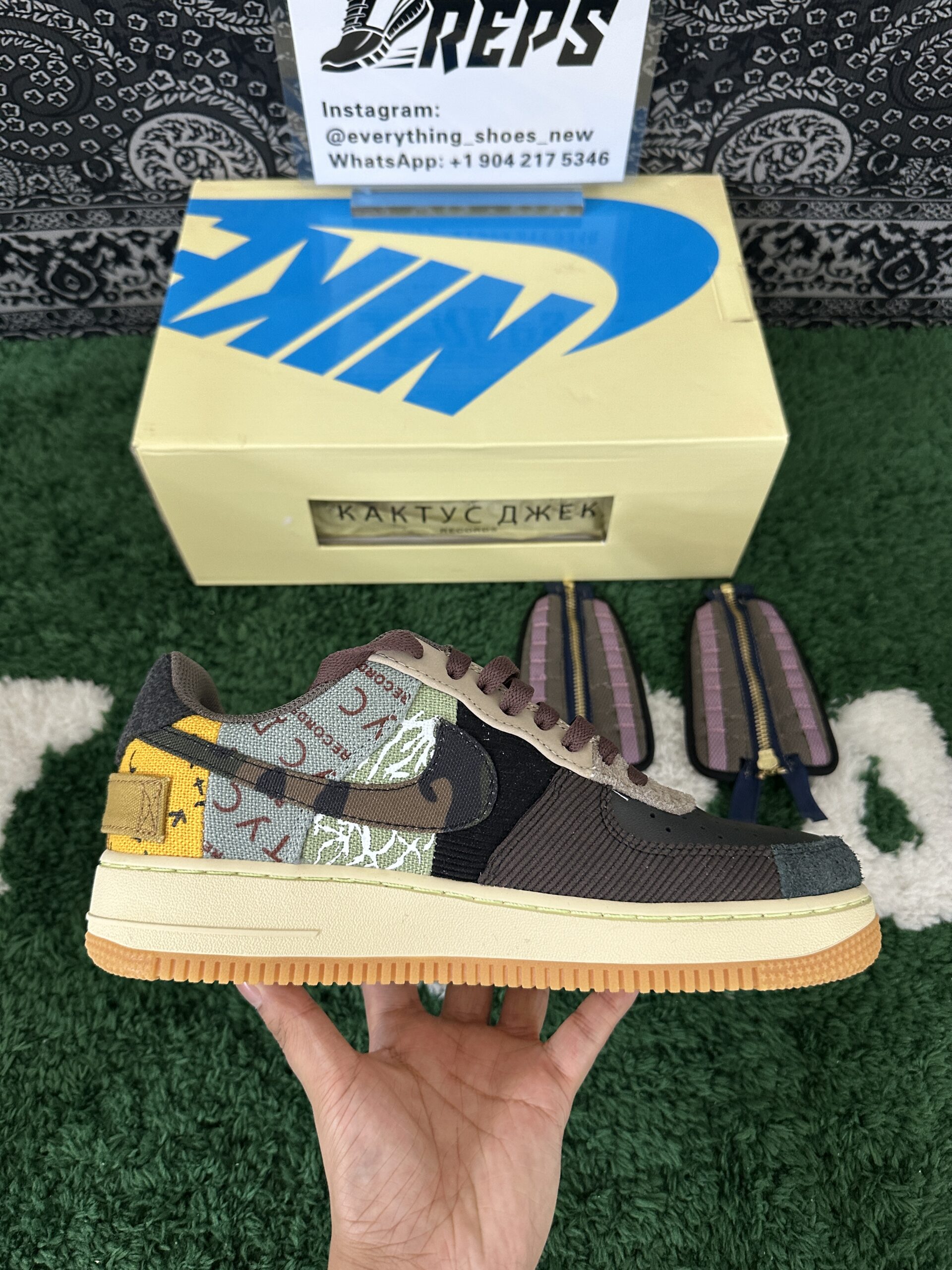Nike Air Force 1 Low Travis Scott Cactus Jack - Image 3