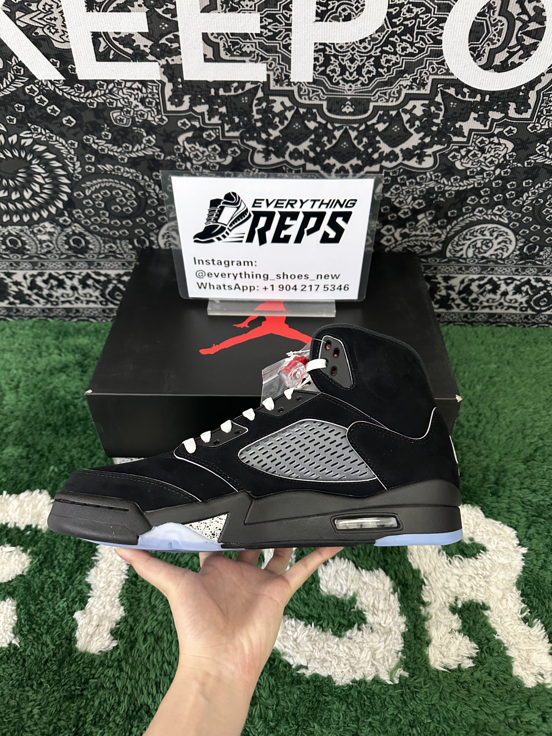 LJR BATCH (USA) Air Jordan 5 Black Metallic Reimagined - Image 7