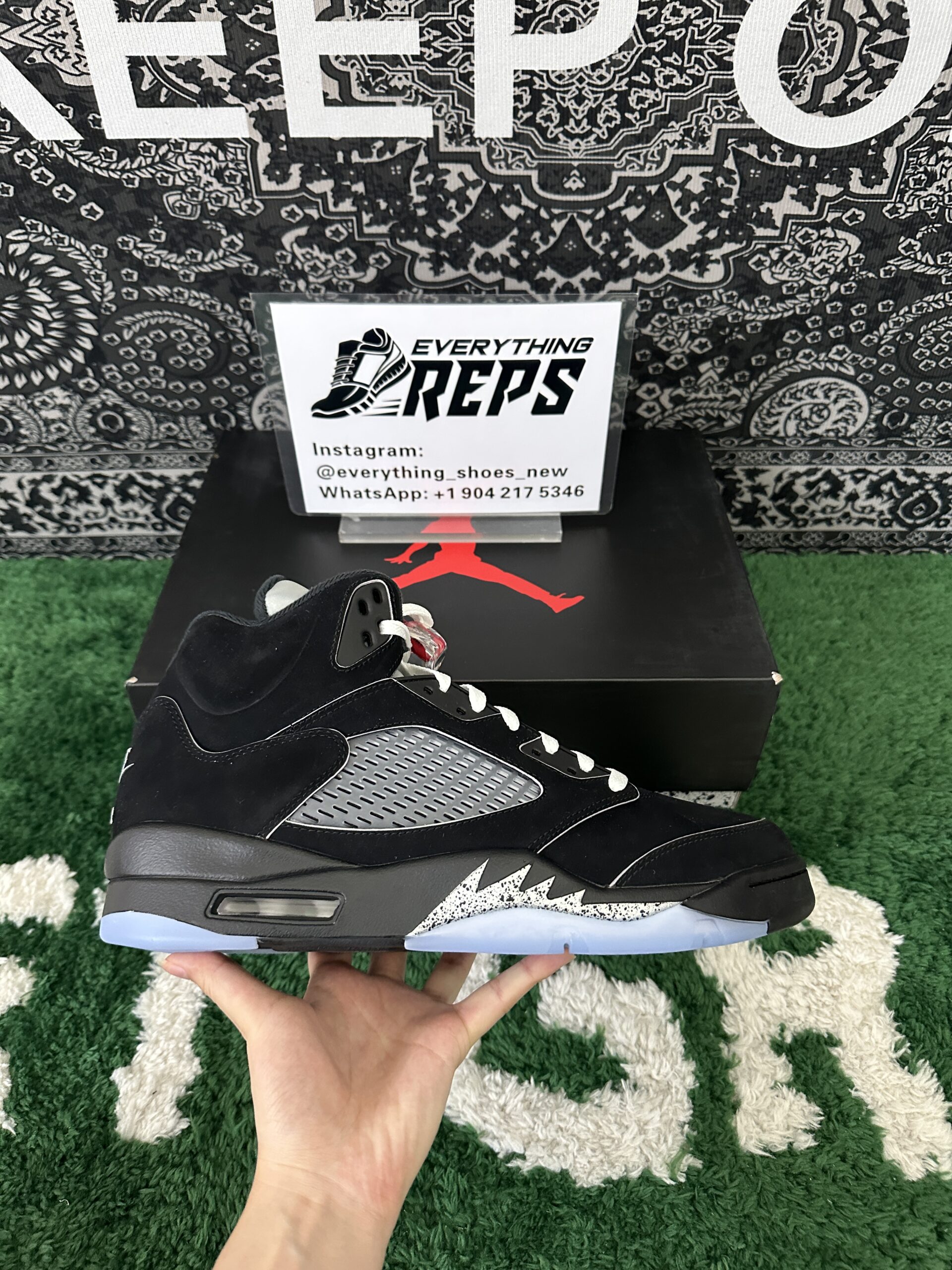 LJR BATCH (USA) Air Jordan 5 Black Metallic Reimagined - Image 6