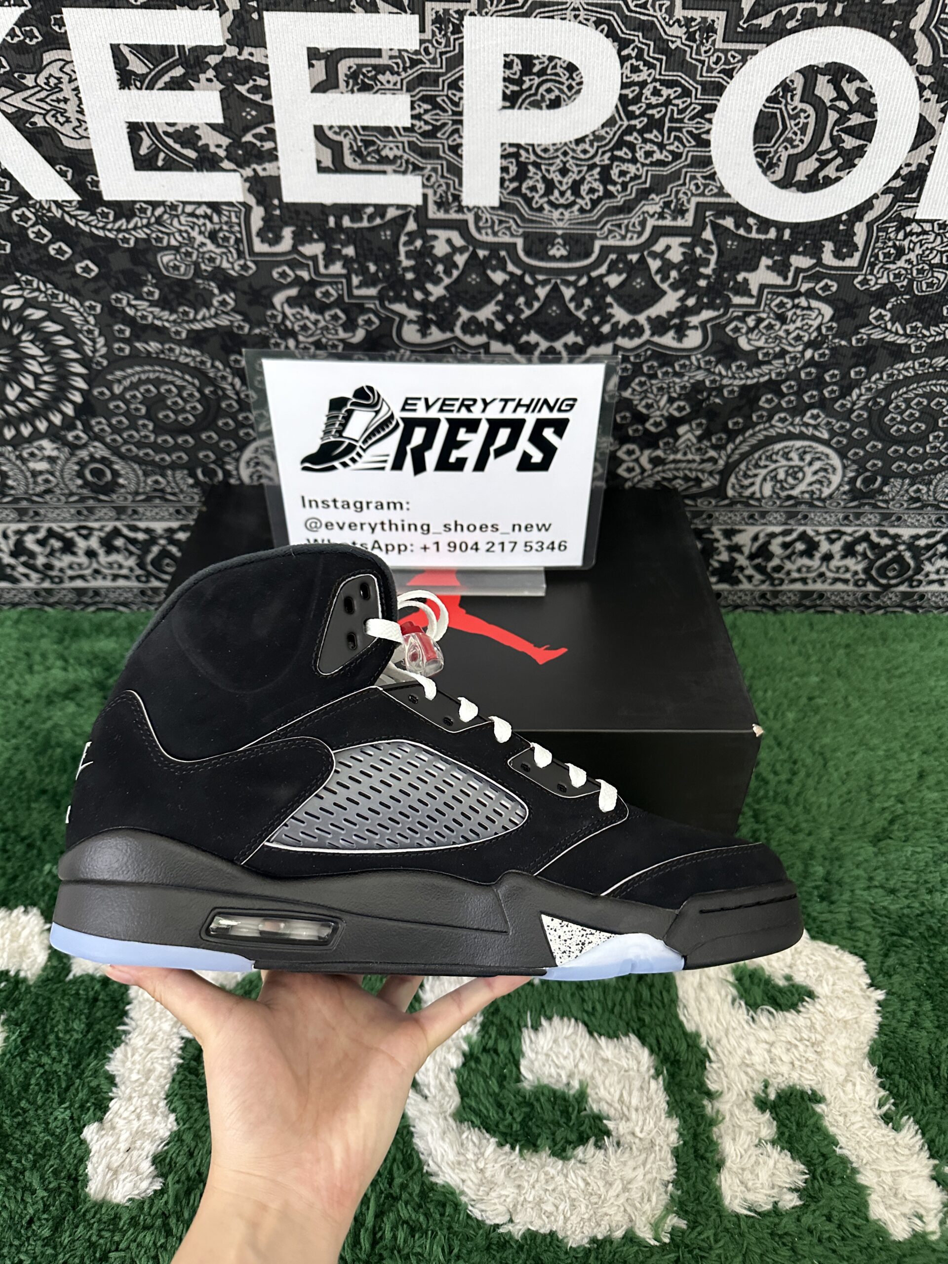 LJR BATCH (USA) Air Jordan 5 Black Metallic Reimagined - Image 4