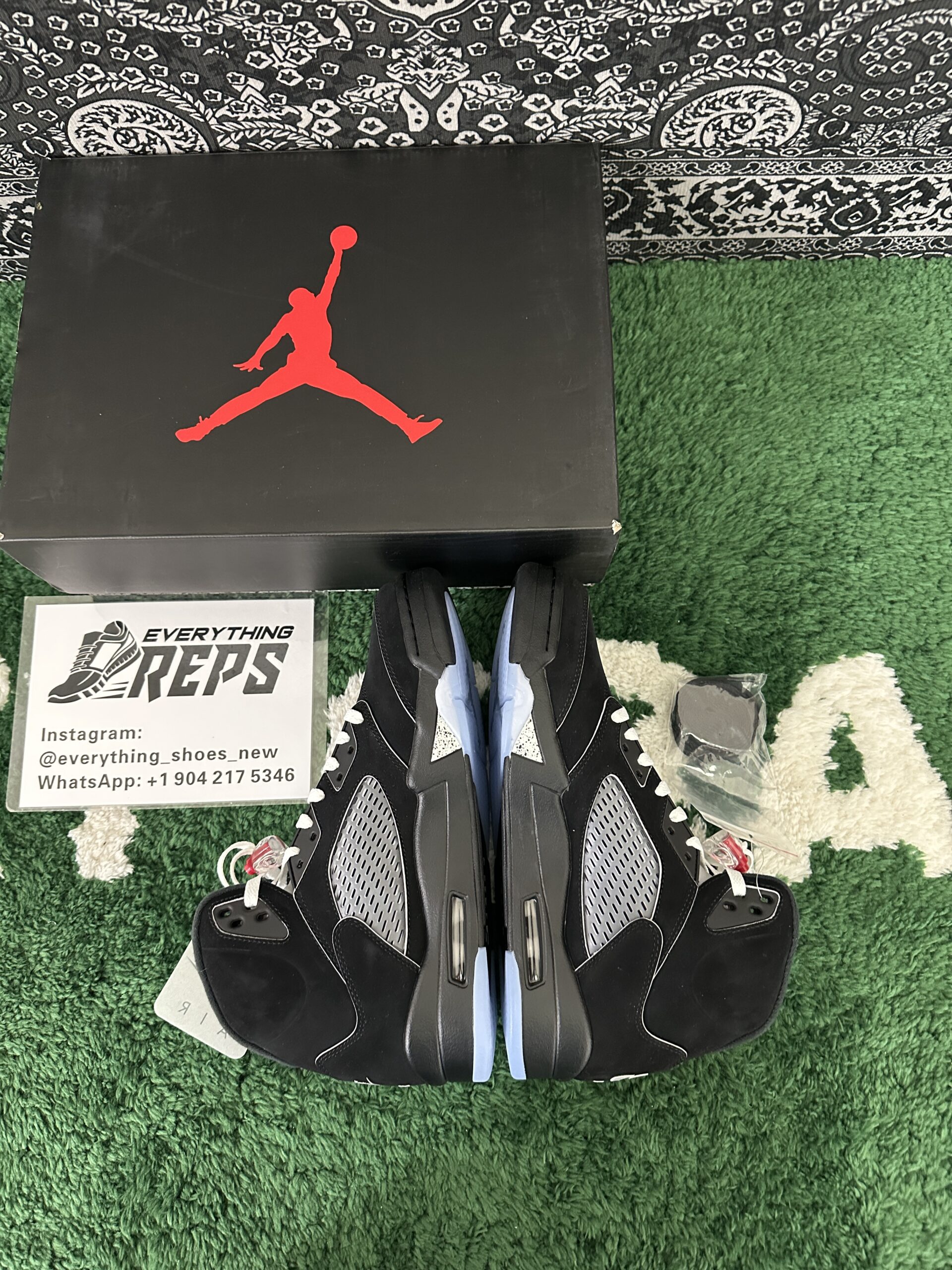 LJR BATCH (USA) Air Jordan 5 Black Metallic Reimagined - Image 3