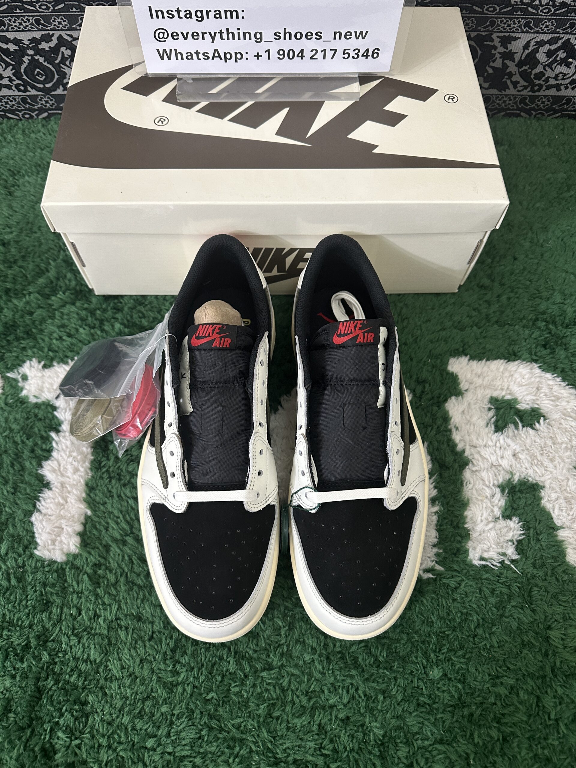 Travis Scott x Air Jordan 1 Low OG “Olive” - Image 9