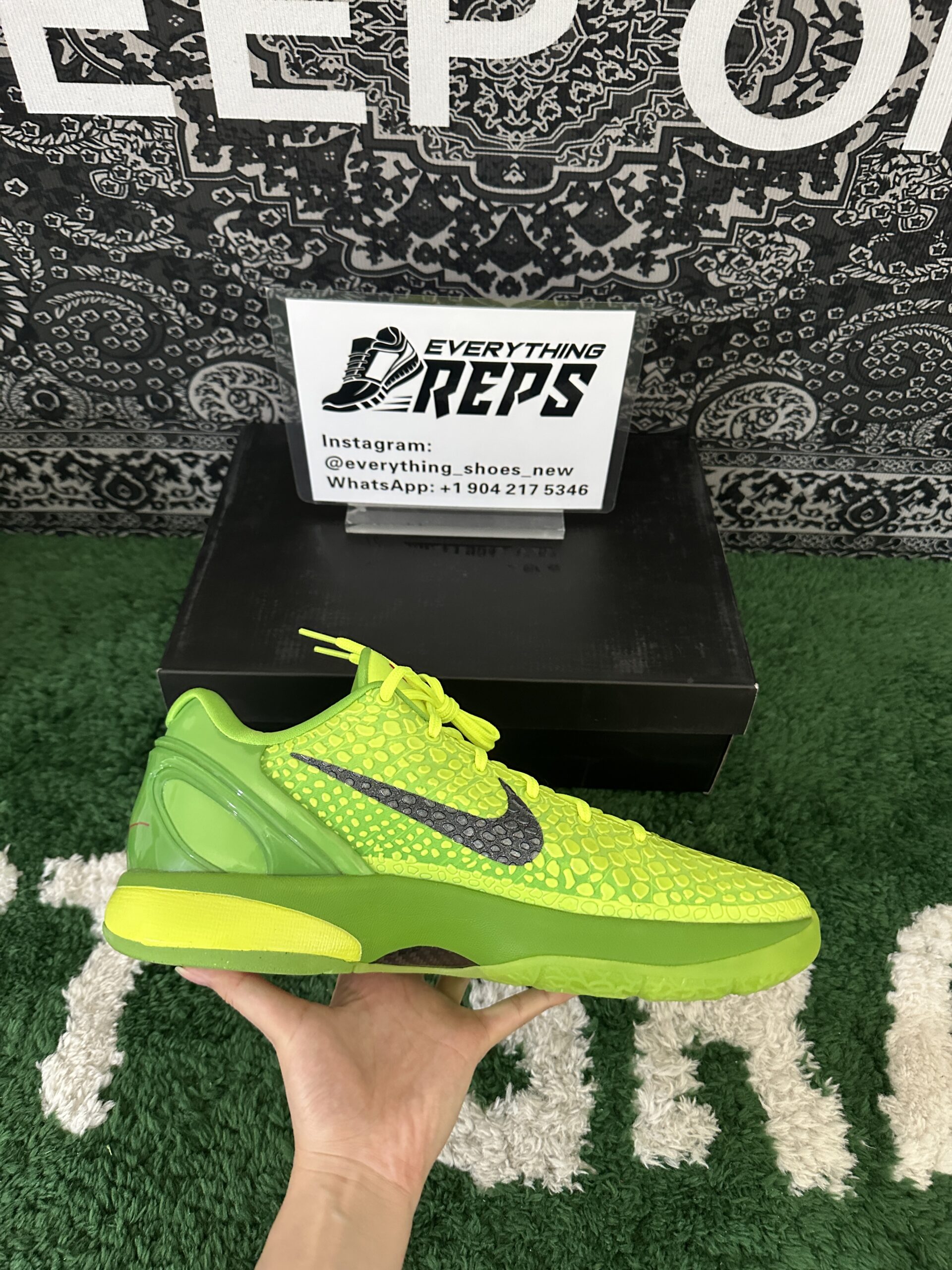 Nike Kobe 6 Protro Grinch (2020) - Image 4