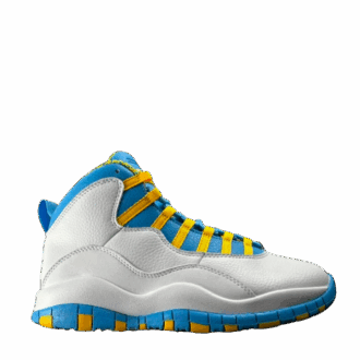 Air Jordan 10 Retro North Carolina Blue Custom