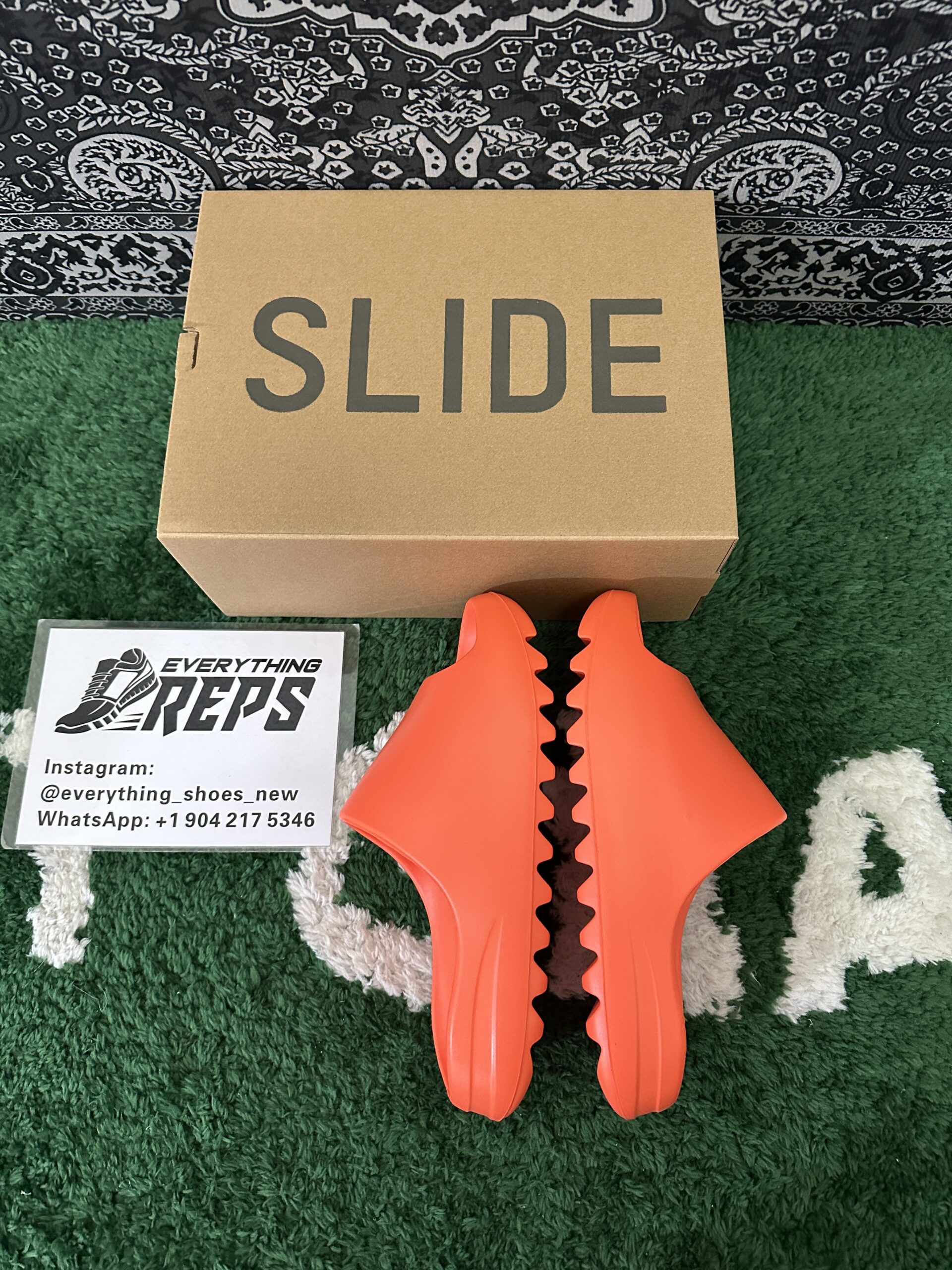 Yeezy Slides 'Enflame Orange' - Image 5